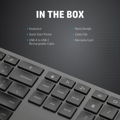 HP 975 DUAL-MODE WL KEYBOARD (3Z726AA#ABA)