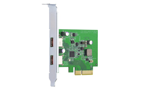 USB 3.2 GEN 2 DUAL PORT PCIE EXPANSIONCARD NAS W/A PCIE SLOT WIN (QXP-10G2U3A)