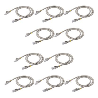 3FT GREY 10 PACK CAT6 CABLE SNAGLESS RJ45 UTP PATCH CABLE CORD