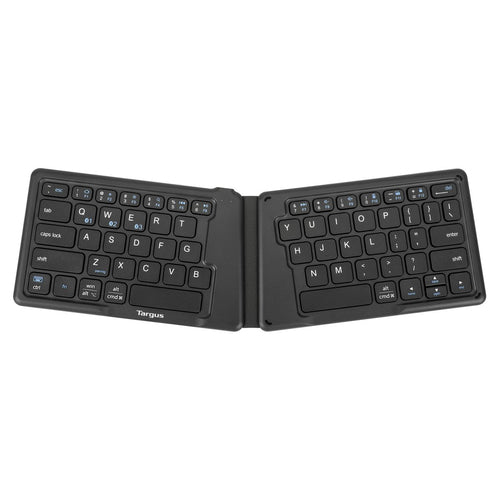 FOLDABLE ERGONOMIC KEYB WITH ANTIMICROBIAL DEFENSEGUARD BLK