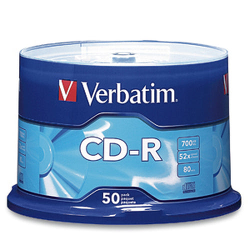 50PK CDR 52X 700MB 80MIN BRANDED SPINDLE (94691)