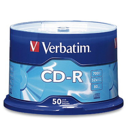 50PK CDR 52X 700MB 80MIN BRANDED SPINDLE (94691)