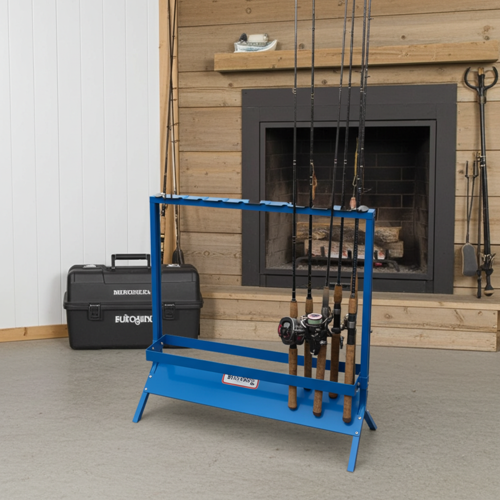 FISHING ROD RACK