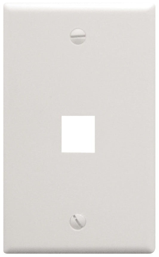 IC107F01WH - 1Port Face White