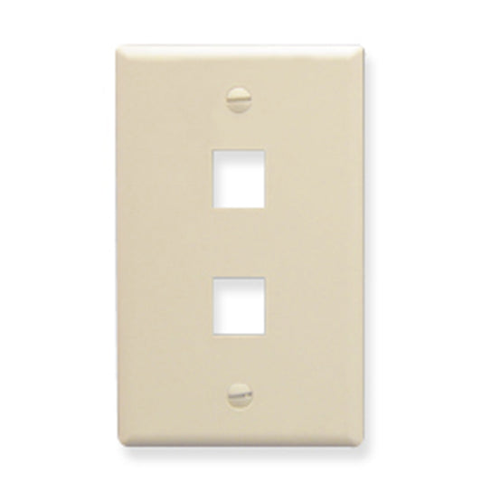 IC107F02AL - 2Port Face Almond