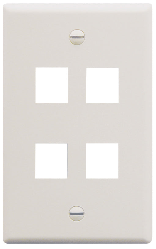 IC107F04WH - 4Port Face White