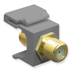 MODULE- F-TYPE- GOLD PLATED- GRAY