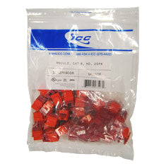 MODULE- CAT 6- HD- 25PK- ORANGE