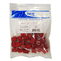 MODULE- CAT 6- HD- 25PK- RED