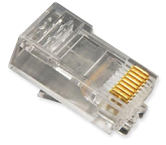 PLUG- 8P8C- OVAL ENTRY- STRANDED- 100PK