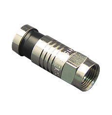 CONNECTOR- F-TYPE- RG6- 100PK