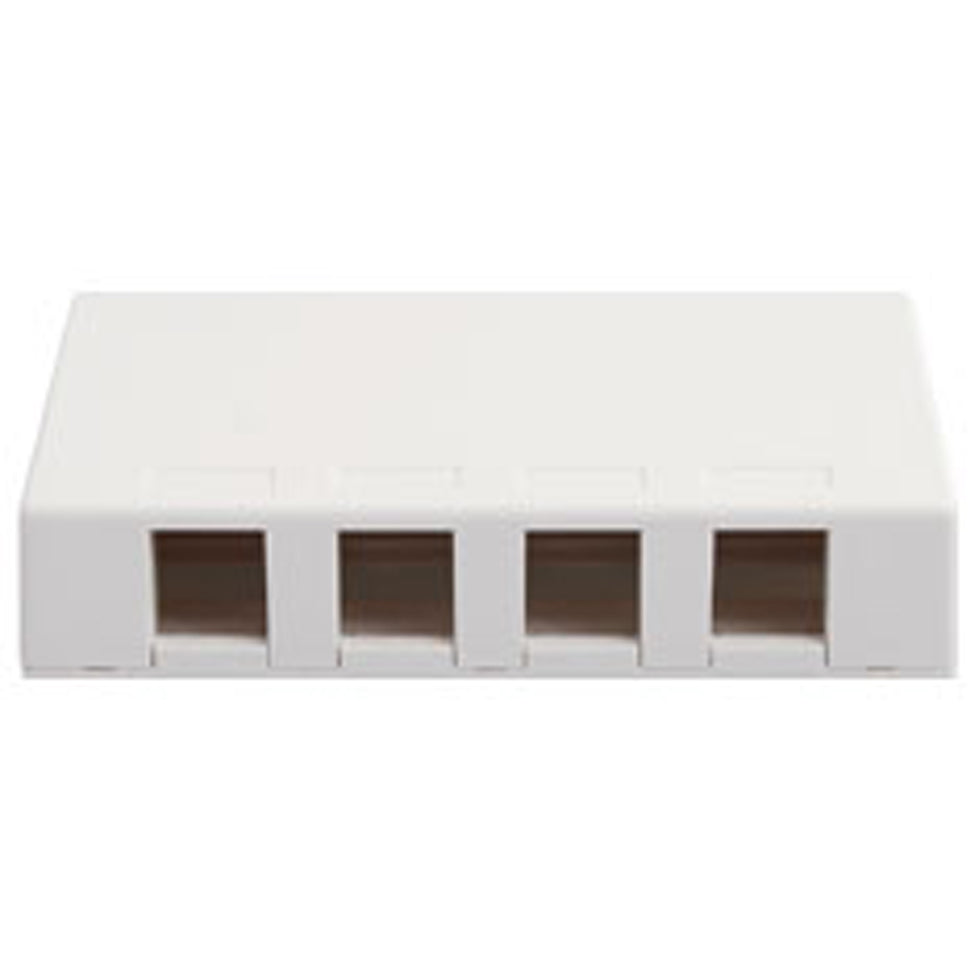 IC107SB4WH  SURFACE BOX- 4 PORT WHITE