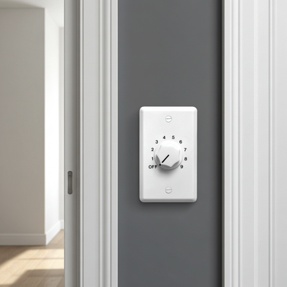 10W 70/25V Attenuator White Wallplate
