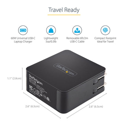 USB C WALL CHARGER UNIVERSAL TYPE C LAPTOP POWER ADAPTER CABLE