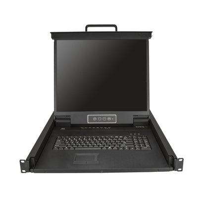 8 PORT RACKMOUNT KVM CONSOLE INTEGRATED LCD MONITOR KVM SWITCH