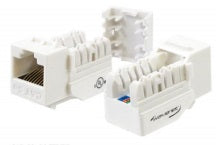 CAT5 JACK WHITE 25 PACK