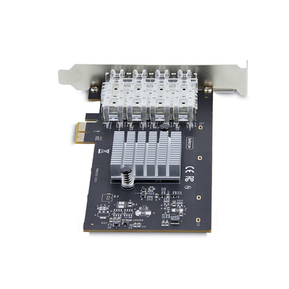 4-PORT GBE SFP NETWORK CARD FIBER OPTIC GIGABIT NIC/CONTROLLER