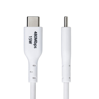 3FT WHITE USB-A TO USB-C CABLE CHARGER CORD USB 2.0 DATA TRANSFER