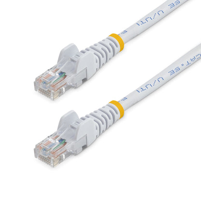 10FT WHITE CAT5E CABLE SNAGLESS ETHERNET CABLE GIGABIT LAN RJ45