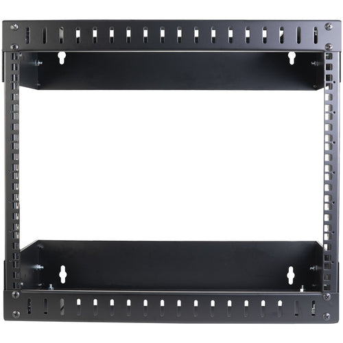 8U WALL MOUNT OPEN FRAME RACK NETWORK EQUIPMENT PATCH PANEL RACK