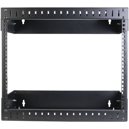 8U WALL MOUNT OPEN FRAME RACK NETWORK EQUIPMENT PATCH PANEL RACK