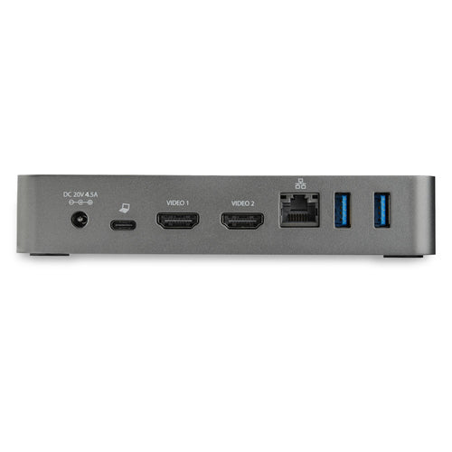 DUAL MONITOR USB C DOCK 65W TYPE C DOCKING STATION USBC DOCK
