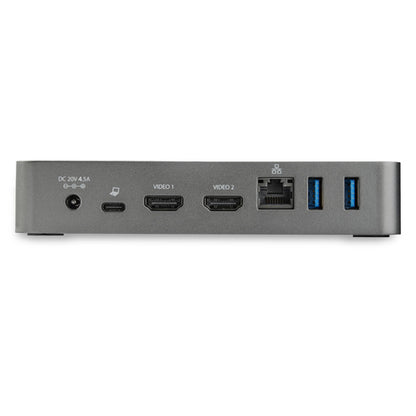 DUAL MONITOR USB C DOCK 65W TYPE C DOCKING STATION USBC DOCK