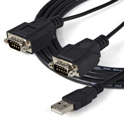 2PT USB TO SERIAL RS232 ADAPTER USB TO RS232 DB9 CONVERTER CABLE