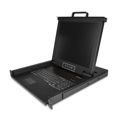 VGA RACKMOUNT KVM CONSOLE INTEGRATED LCD MONITOR KVM SWITCH