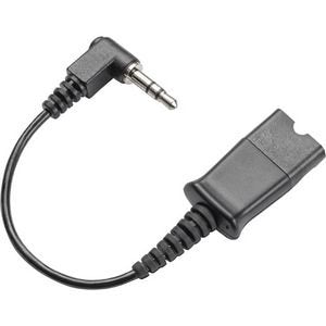 CABLE ASSY- 3.5mm- RIGHT ANGLE PLUG- QD