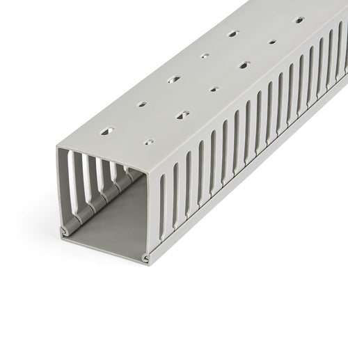 SLOTTED CABLE RACEWAY W/ COVER OPEN SLOT CABLE MANAGEMENT DUCT