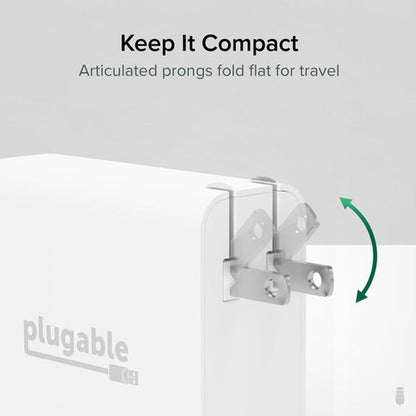 PLUGABLE USBC 140W WALL CHARGER USBC PD 3.1 GAN POWER ADAPTER 140W