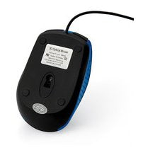 CORDED NOTEBOOK OPTICAL MOUSE BLUE