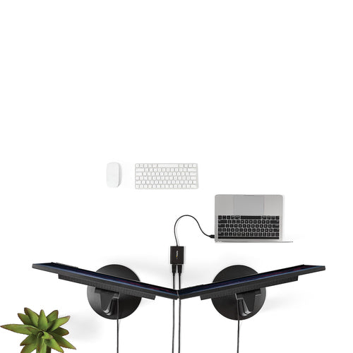 USB TO DUAL DISPLAYPORT ADAPTER DUAL 4K EXTERNAL CONVERTER DONGLE