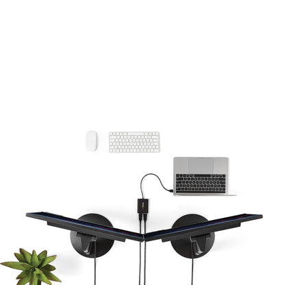 USB TO DUAL DISPLAYPORT ADAPTER DUAL 4K EXTERNAL CONVERTER DONGLE