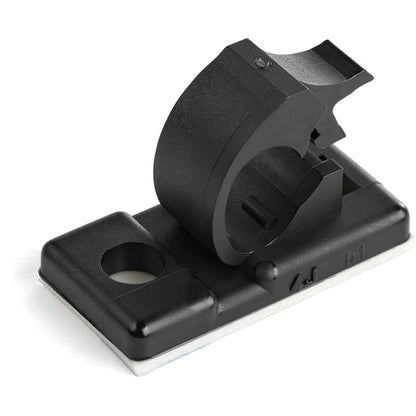 100 ADHESIVE CABLE MANAGEMENT CLIPS COMPUTER/NETWORK CORD HOLDER