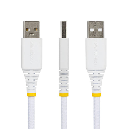 6FT USB-A TO USB-C CABLE BRAIDED USB 2.0 CHARGER CORD (USB2AC6FBRWH)