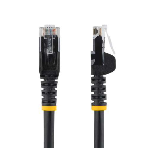 15FT BLACK 10 PACK CAT6 CABLE SNAGLESS RJ45 UTP PATCH CABLE CORD