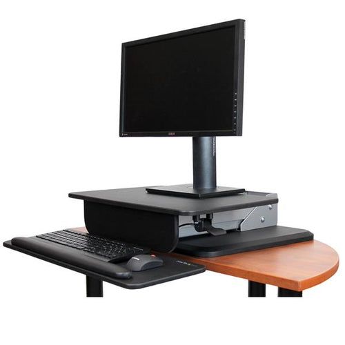 SIT STAND DESK CONVERTER HEIGHT ADJUSTABLE ERGONOMIC STANDING DESK