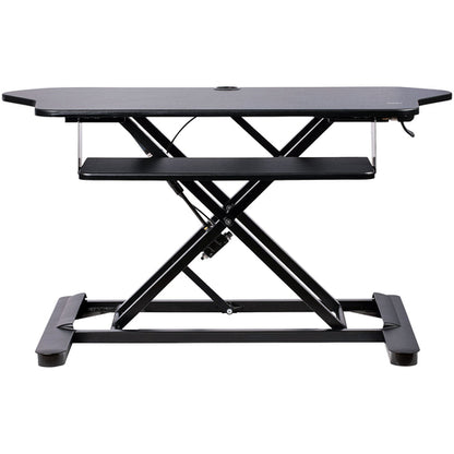 CORNER SIT STAND DESK CONVERTER KEYBOARD TRAY ADJUSTABLE HEIGHT
