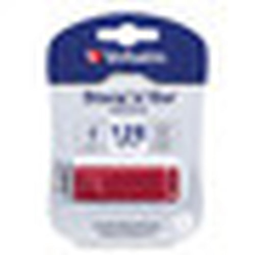 128GB FLASH DRIVE USB 2.0 RED STORE N GO 98525