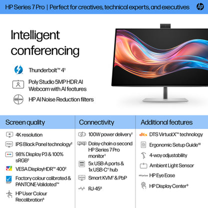SMART BUY SERIES 7 PRO 727PM 27IN 4K CONF MONITOR (8K135AA#ABA)