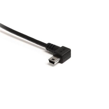 3FT LEFT ANGLE MINI USB CABLE USB 2.0 A TO MINI B CHARGING CORD