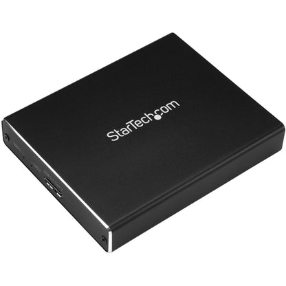M.2 SSD ENCLOSURE WITH RAID DUAL USB TO SATA M.2 SSD PORTABLE