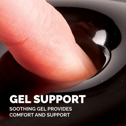 FELLOWES CRYSTALS GEL MOUSEPAD WRIST SUP BLACK 1INX 7.9INX 9.3IN D