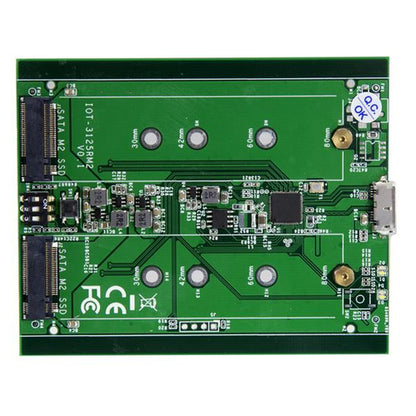 M.2 SSD ENCLOSURE WITH RAID DUAL USB TO SATA M.2 SSD PORTABLE