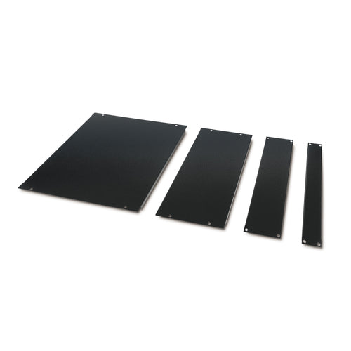 BLANKING PANEL KIT - 1U 2U 4U 8U BLACK