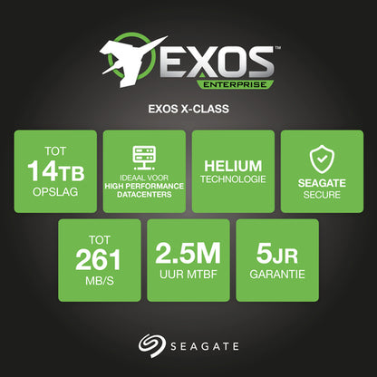 SEAGATE 10TB HDD ENTERPRISE 3.5IN SATA 6G 7.2K