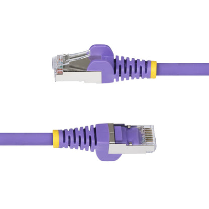 CAT6A ETHERNET CABLE - PURPLE 10GBE S/FTP LSZH 100W POE