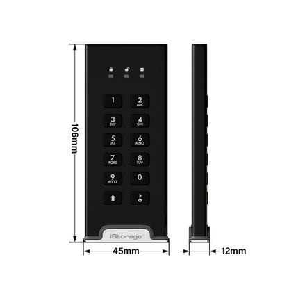 ISTORAGE DISKASHUR M2 2TB FIPS 140-3 PENDING ENCRYPTED